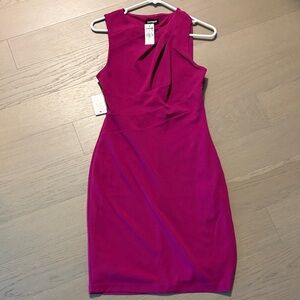Express Fuchsia Sleeveless Dress